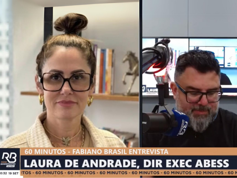 Participação de Laura de Andrade no Programa 60 Minutos com Fabiano Brasil